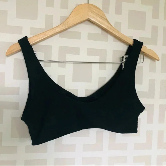 Black Knot Front Bikini Top Size M - Picture 3 of 4